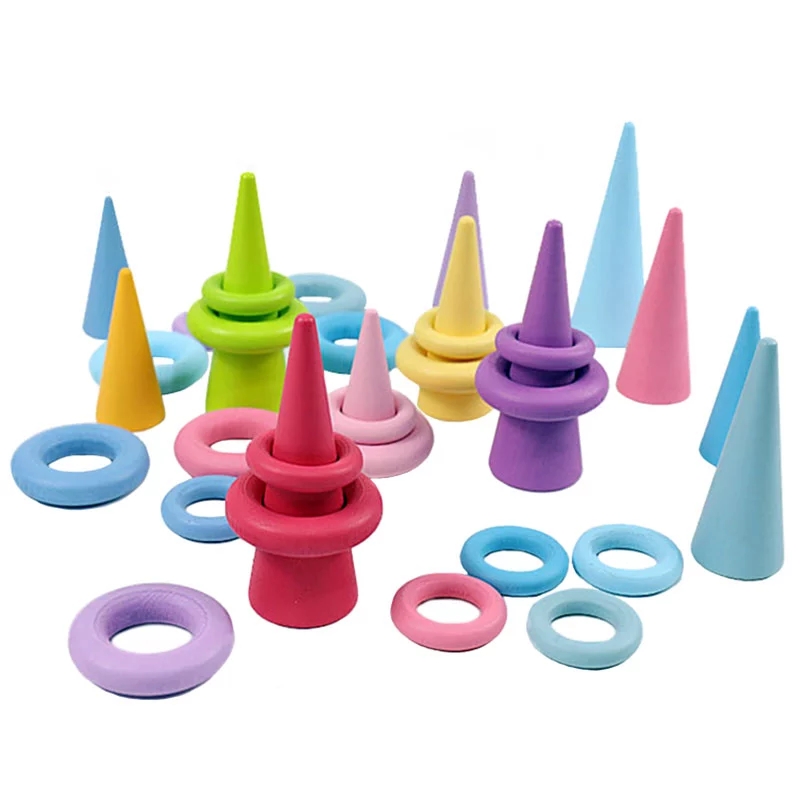 Stacking cones and rings