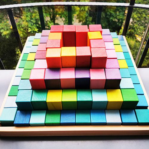 Large Stepped Pyramid Building Blocks