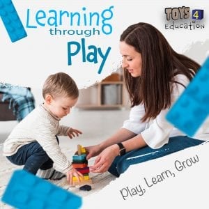 Wooden toys for play and learning