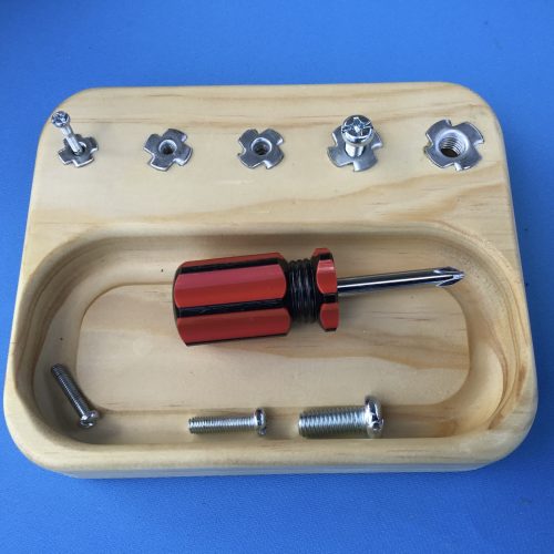 Wooden Screwdriver Tray